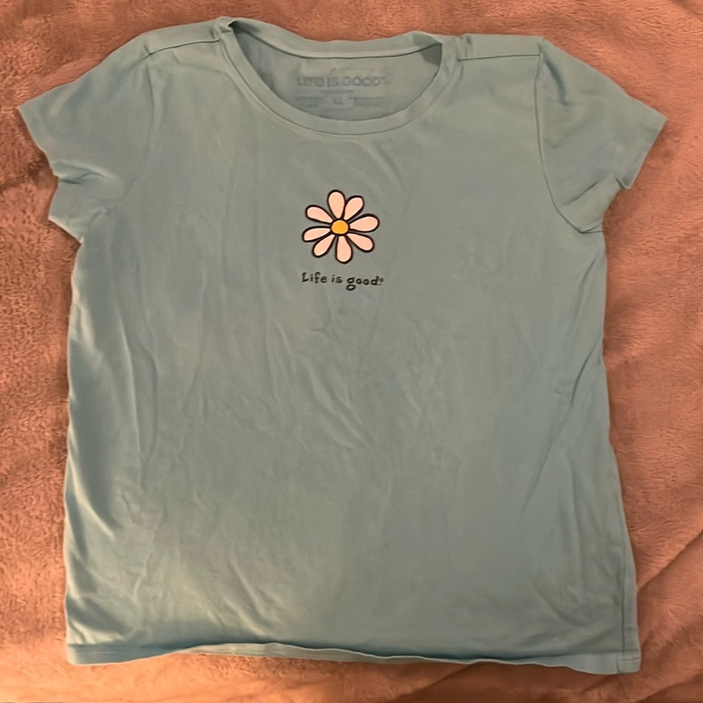 Life is good girls tshirt. XL 12/14